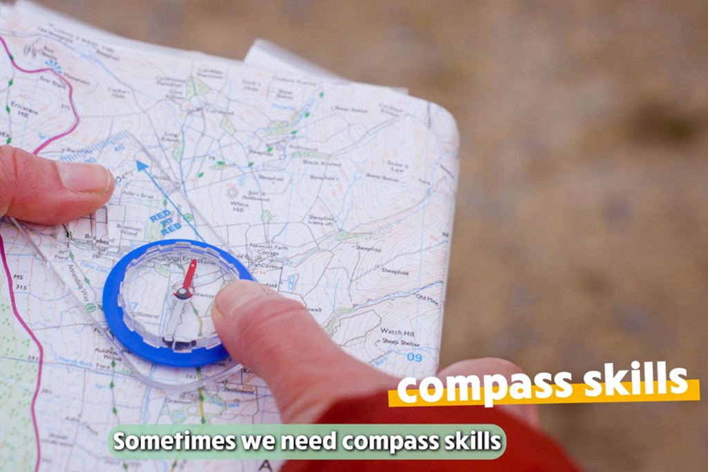 Compass skills are covered in the videos