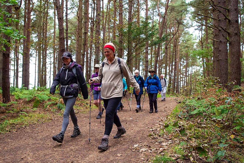 Ramblers walk a path at Tynnighame, East Lothian. Photo:Ross MacDonald/SNS Group Ramblers walk a path at Tynnighame, East Lothian. Photo:Ross MacDonald/SNS Group