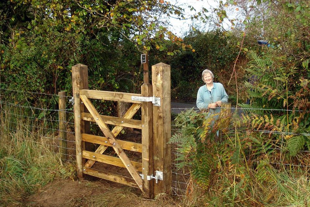 A footpath at St Clether north of Bodmin Moor, cleared by the React group of the Ramblers A footpath at St Clether north of Bodmin Moor, cleared by the React group of the Ramblers