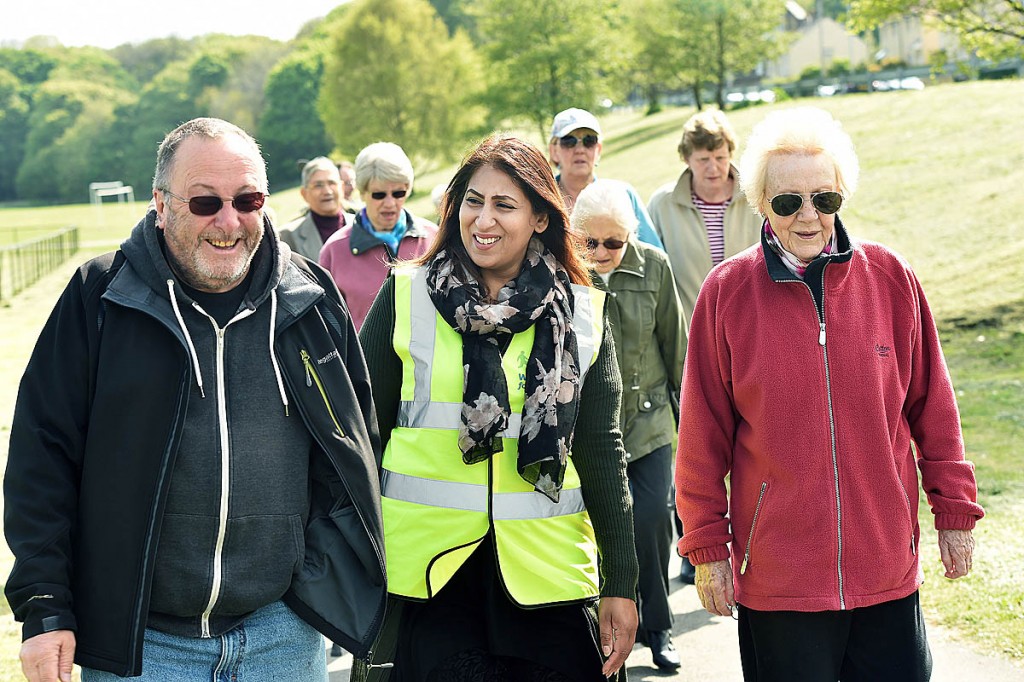 A Walking for Health group in action. Photo: Paula Solloway