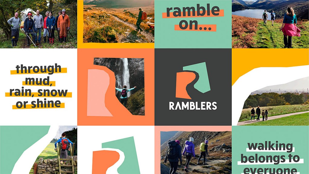 The Ramblers said the new identity reflects its aims The Ramblers said the new identity reflects its aims