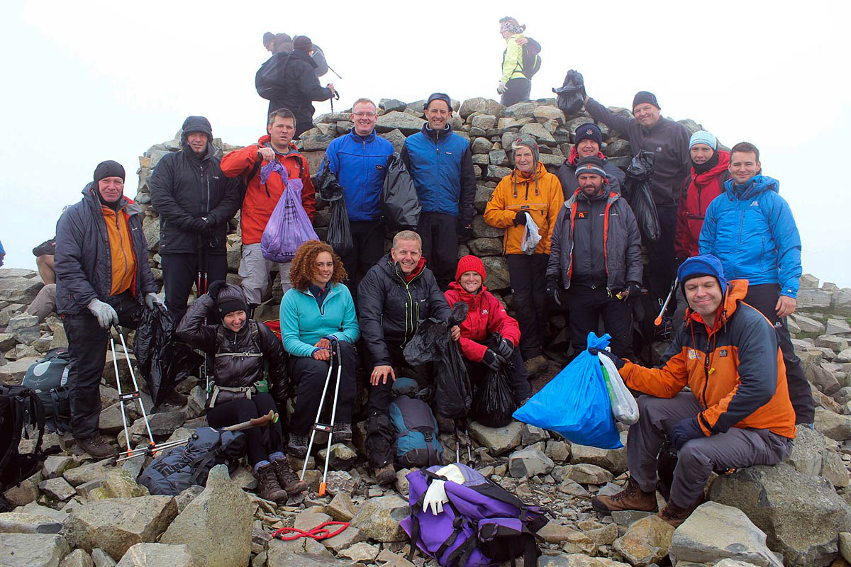 grough — Volunteers clear half a ton of litter from Ben Nevis, Scafell