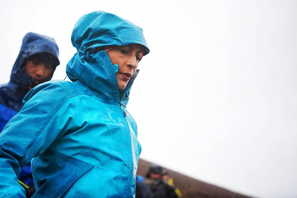 Sabrina Verjee faced atrocious weather in the later stages of her attempt. Photo: Steve Ashworth Sabrina Verjee faced atrocious weather in the later stages of her attempt. Photo: Steve Ashworth