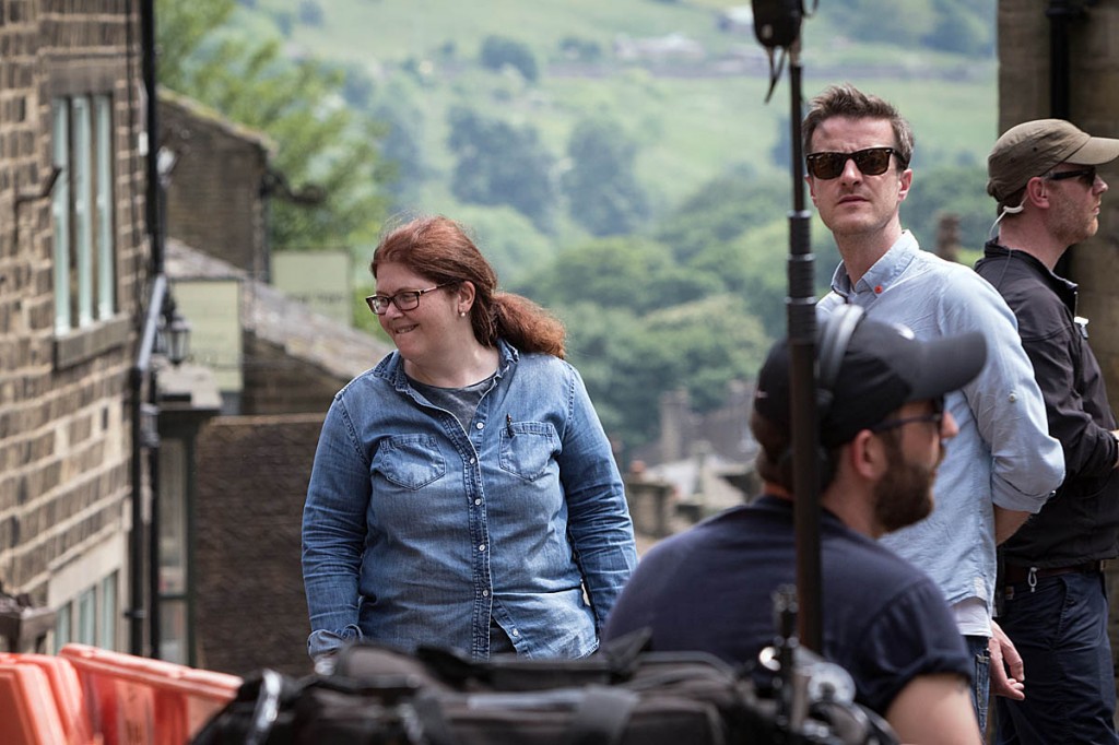 Sally Wainwright directs filming on the set of To Walk Invisible in Haworth in 2016. Photo: Bob Smith Photography
