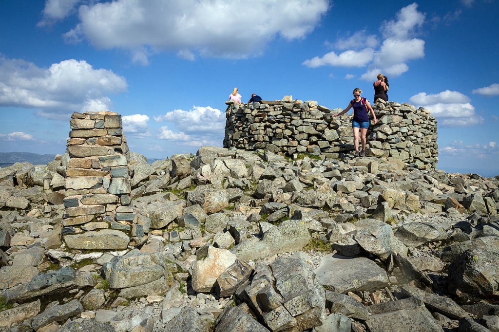 The summit cairn on Scafell Pike. Photo: Bob Smith/grough The summit cairn on Scafell Pike. Photo: Bob Smith/grough
