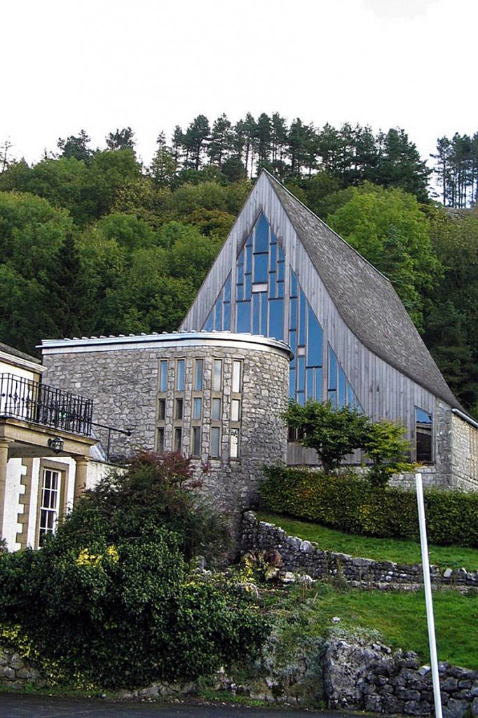 The listed chapel was designed in the Scandinavian style to reflect the area's Viking heritage