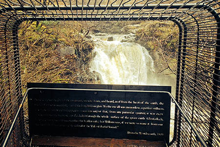 John Kennedy's work overlooking the Falls of Falloch John Kennedy's work overlooking the Falls of Falloch