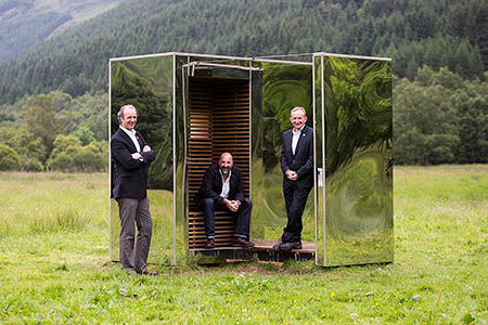 The Balquhidder work has benches built in. Photo: Michael McGurk The Balquhidder work has benches built in. Photo: Michael McGurk