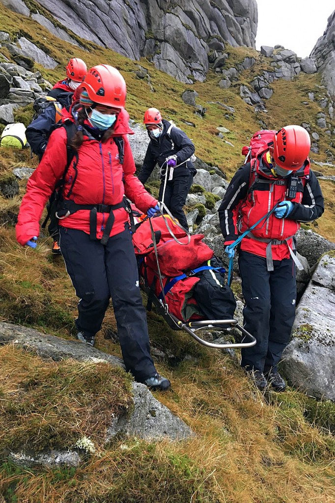 Rescuers will need to know your location. Photo: Arran MRT Rescuers will need to know your location. Photo: Arran MRT
