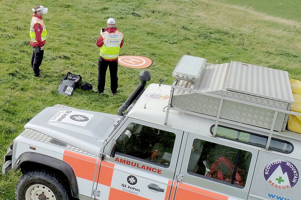 The SARAA-Scotland search team