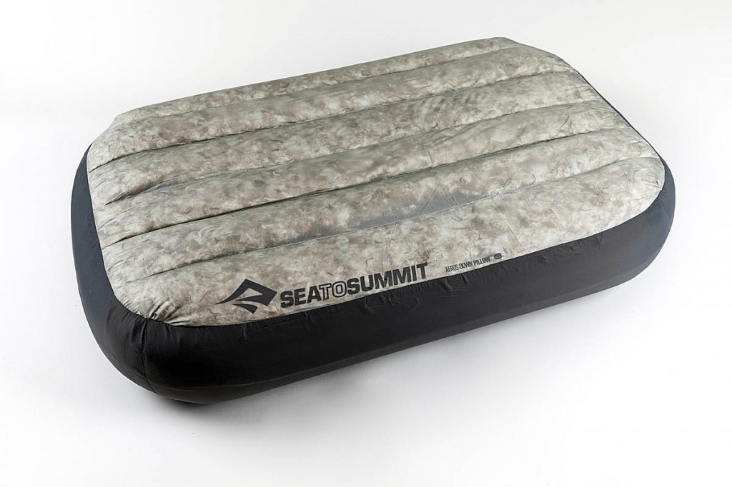 Sea To Summit Aeros Pillow Deluxe. Photo: Bob Smth/grough Sea To Summit Aeros Pillow Deluxe. Photo: Bob Smth/grough
