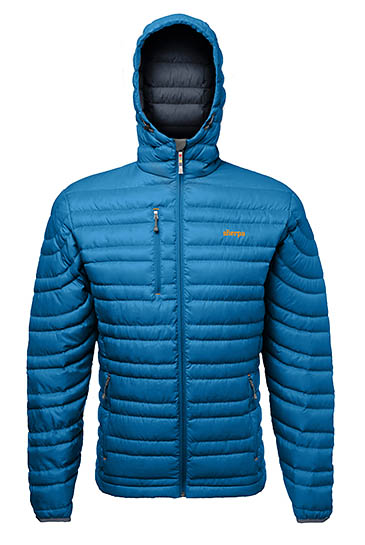The Sherpa Nangpala jacket uses PrimaLoft's Gold Down Blend insulation The Sherpa Nangpala jacket uses PrimaLoft's Gold Down Blend insulation