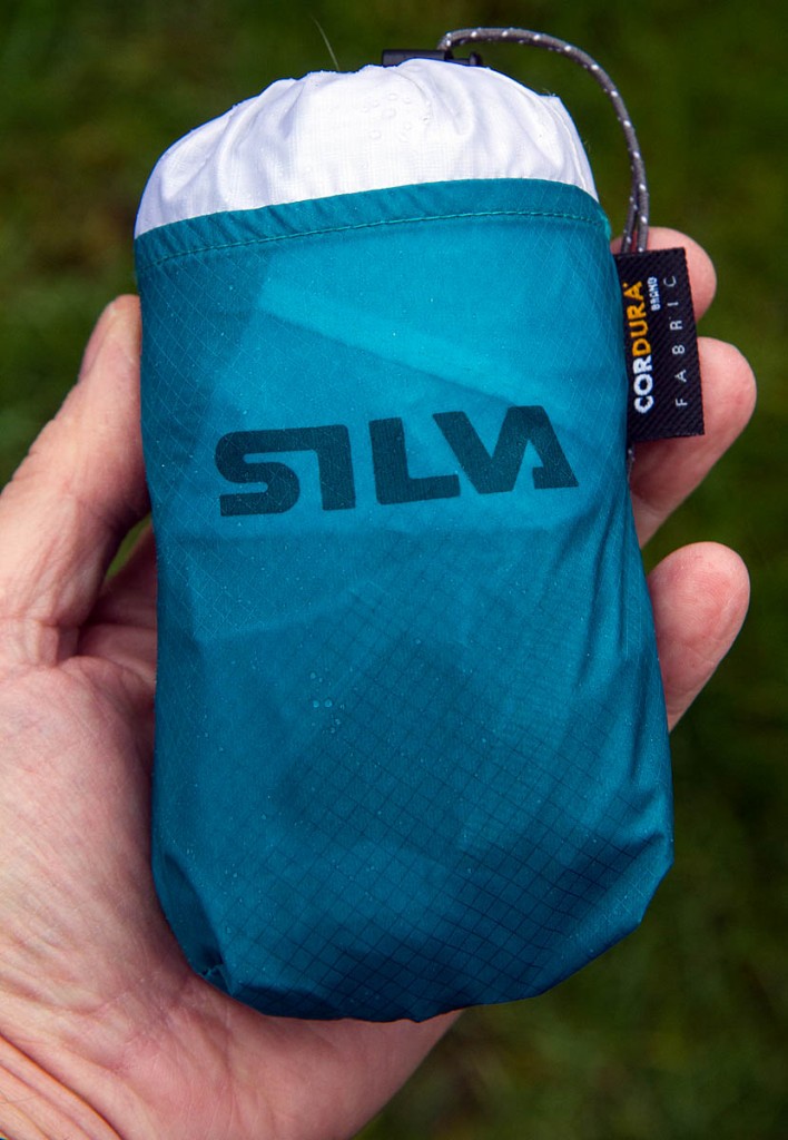 The Silva Carry Dry Backpack goes into a very small stuffsack The Silva Carry Dry Backpack goes into a very small stuffsack