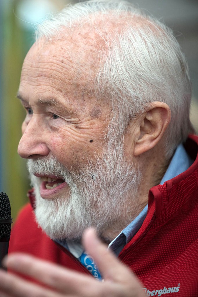 Sir Chris Bonington: 'stay active'. Photo: Bob Smith/grough