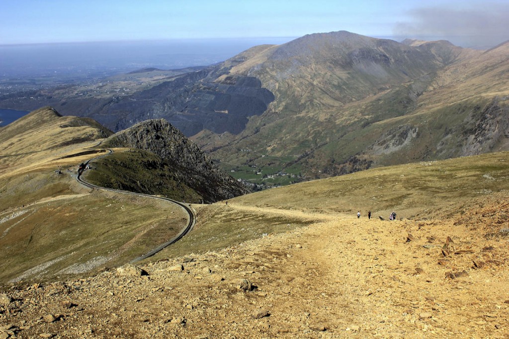 The digger was on the Llanberis Path up Snowdon. Photo: Jeff Buck CC-BY-SA-2.0