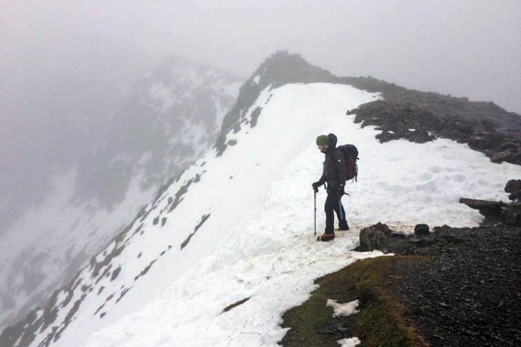 Extreme weather is affecting Snowdonia's mountains. Photo: Snowdonia NPA