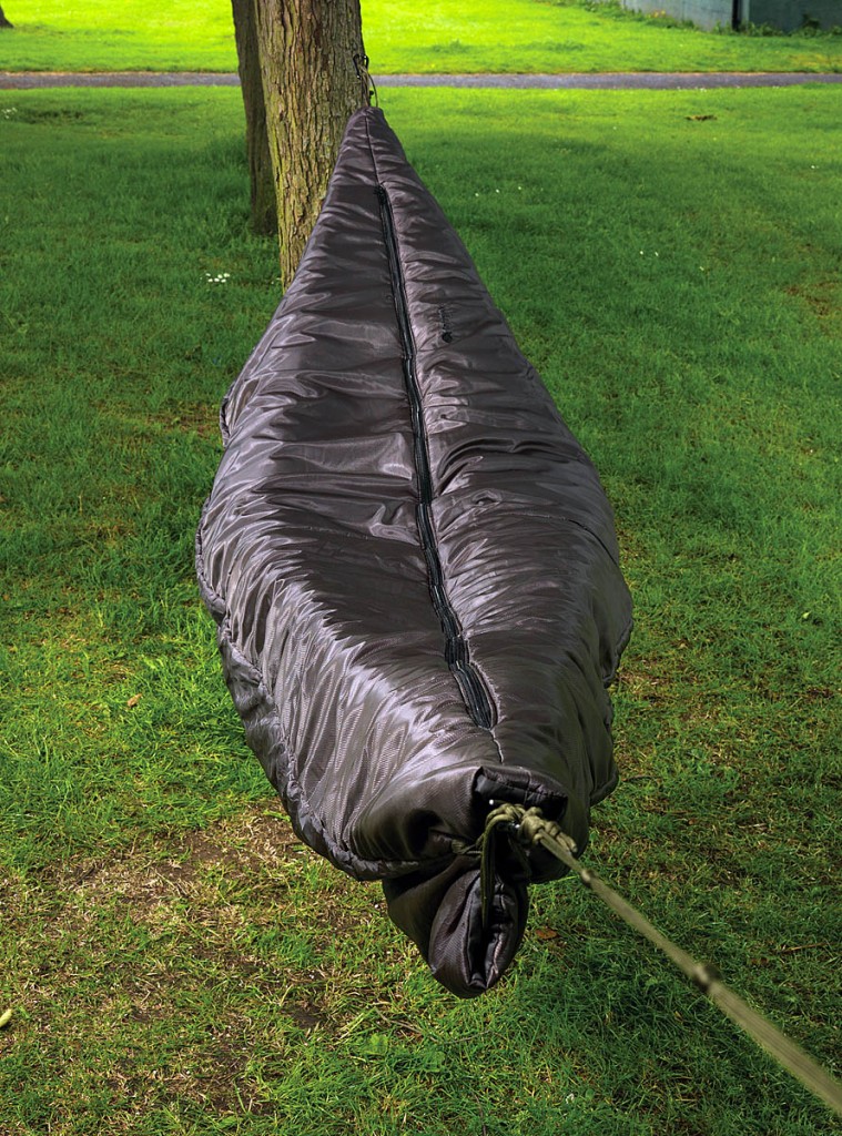 The Cocoon shown fully zipped up The Cocoon shown fully zipped up