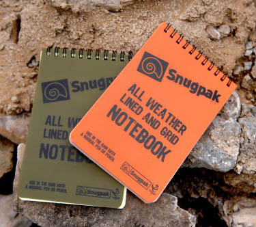 Snugpak's Water Resistant Notebooks Snugpak's Water Resistant Notebooks