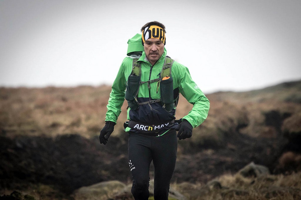 Eugeni Roselló Solé in action during last year's Spine Race. Photo: Bob Smith/grough