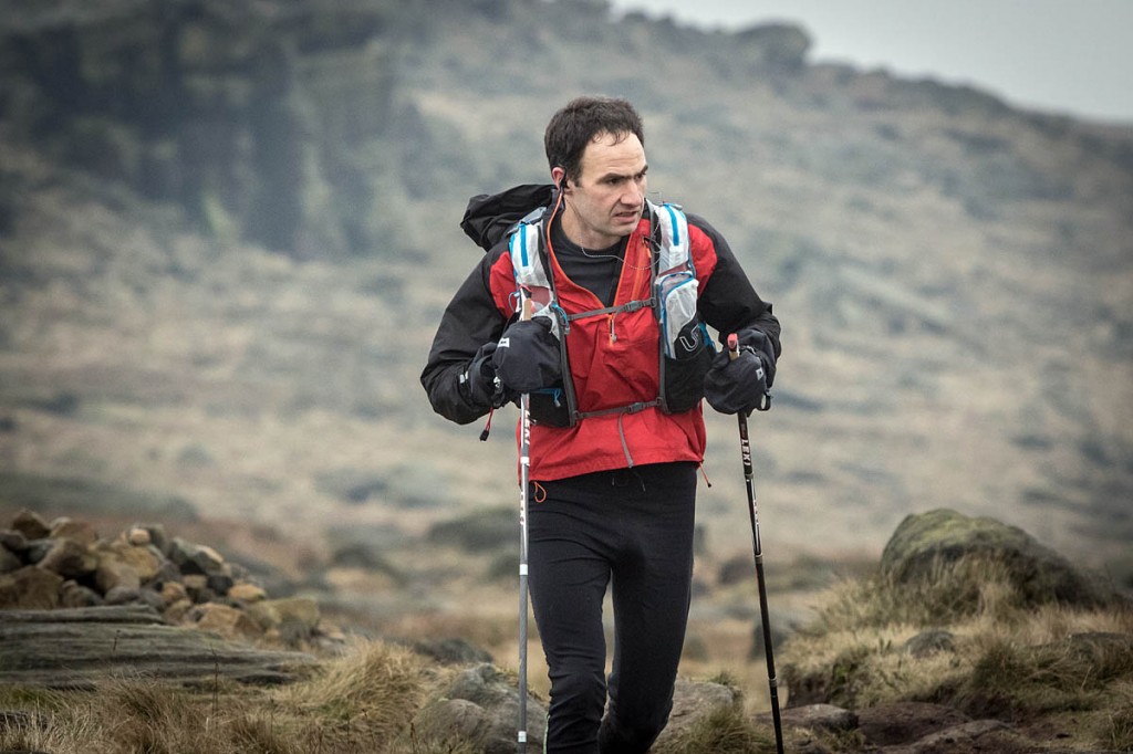 Jim Mann in last year's Montane Spine Race. Photo: Bob Smith/grough