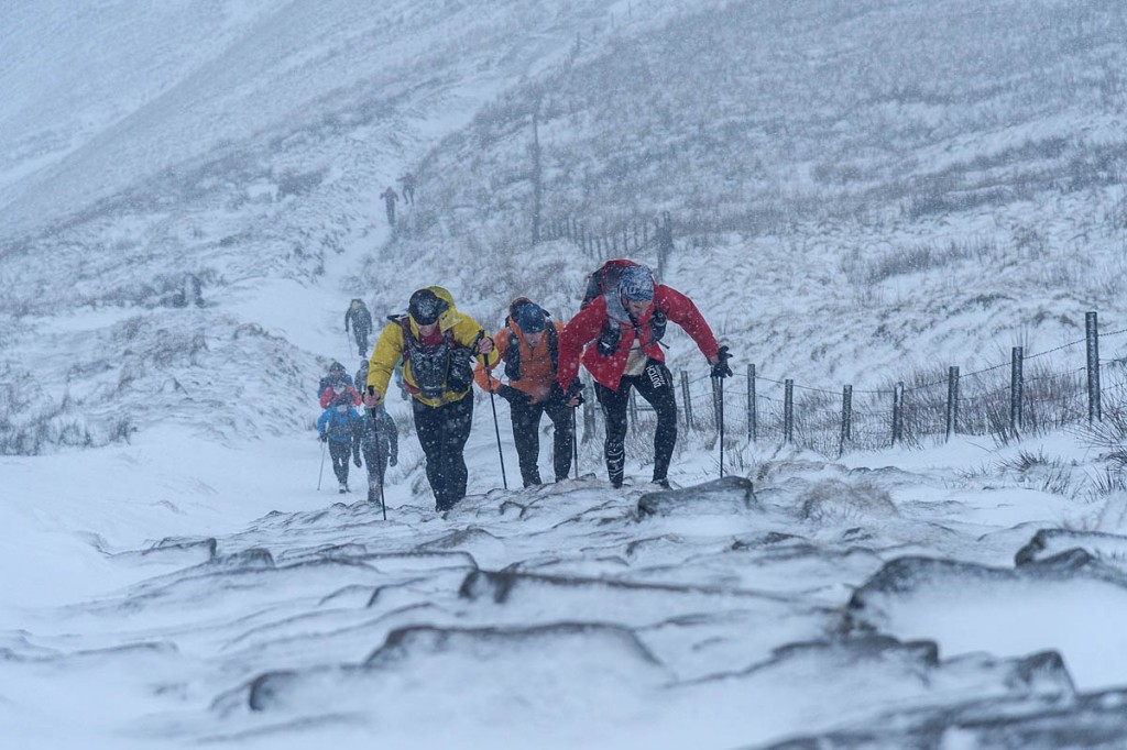 Competitors will battle winter conditions in the brutal race Competitors will battle winter conditions in the brutal race