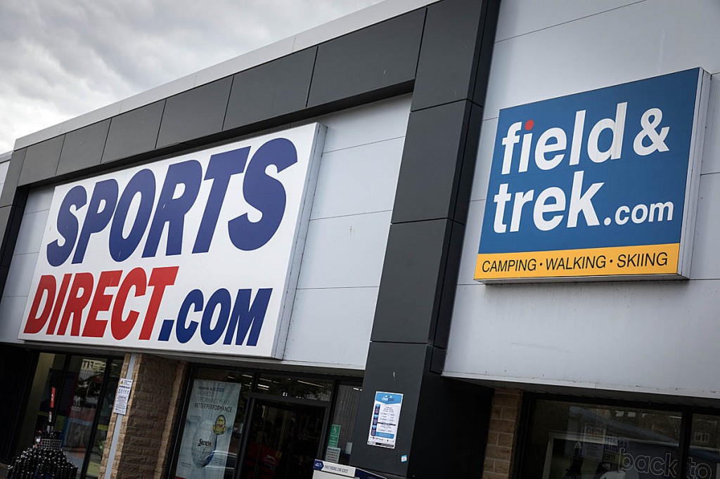 The customer had to pay a collection charge at a Sports Direct store. Photo: Bob Smith/grough