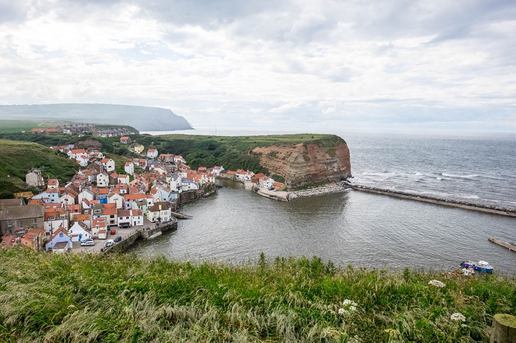 The new section has opened up a viewpoint on the village of Staithes. Photo: Tony Bartholemew