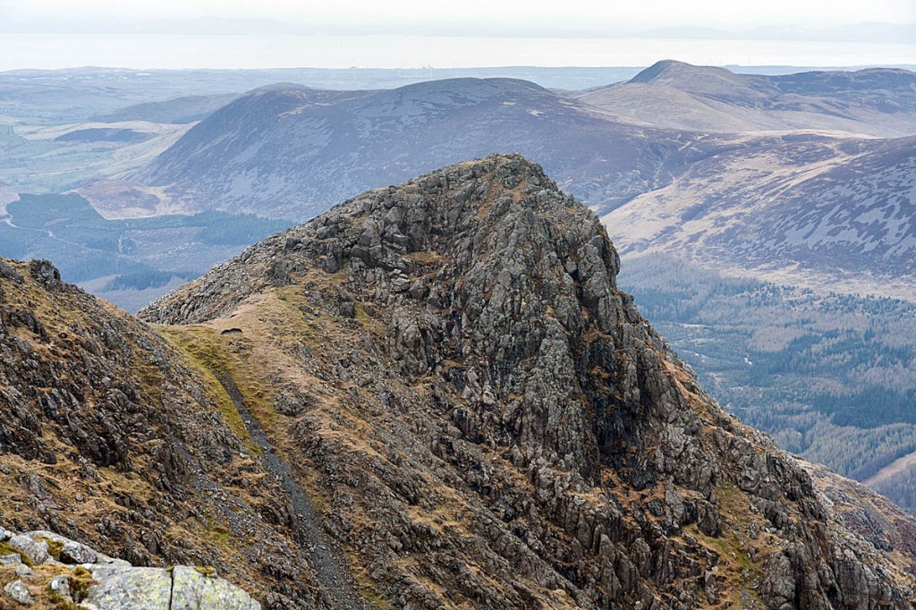 The man fell from the ridge leading to Steeple, above Ennerdale. Photo: Bob Smith/grough