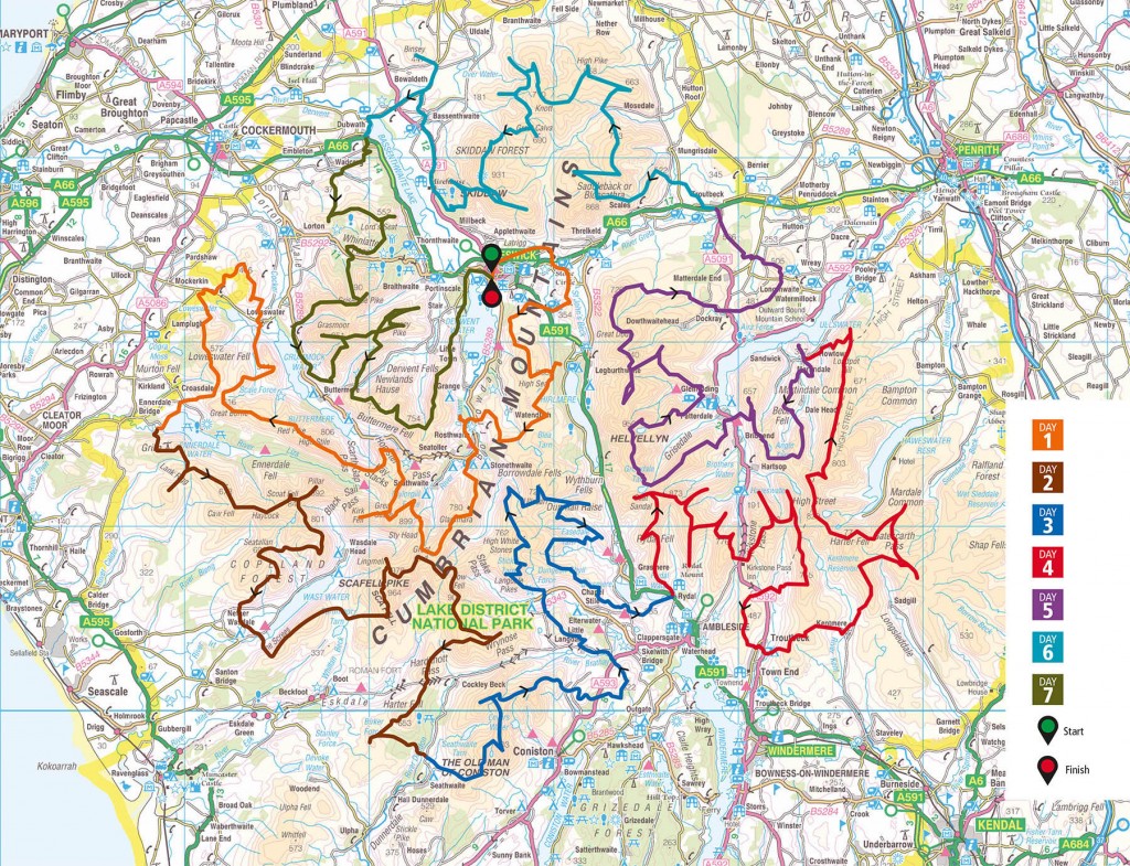 A map from the book of Birkinshaw's route A map from the book of Birkinshaw's route