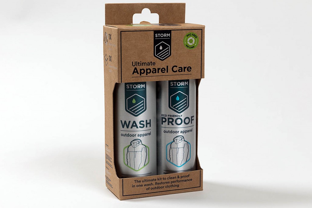 Storm Ultimate Apparel Care kit. Photo: Bob Smith/grough Storm Ultimate Apparel Care kit. Photo: Bob Smith/grough