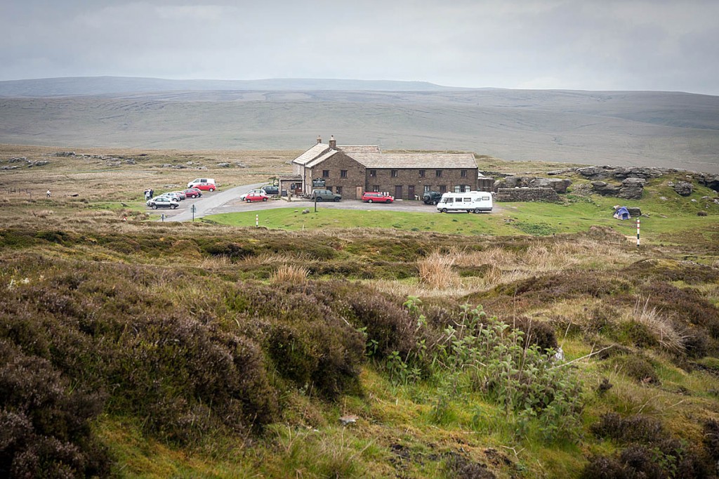 Searches are continuing around the Tan Hill Inn. Photo: Bob Smith/grough