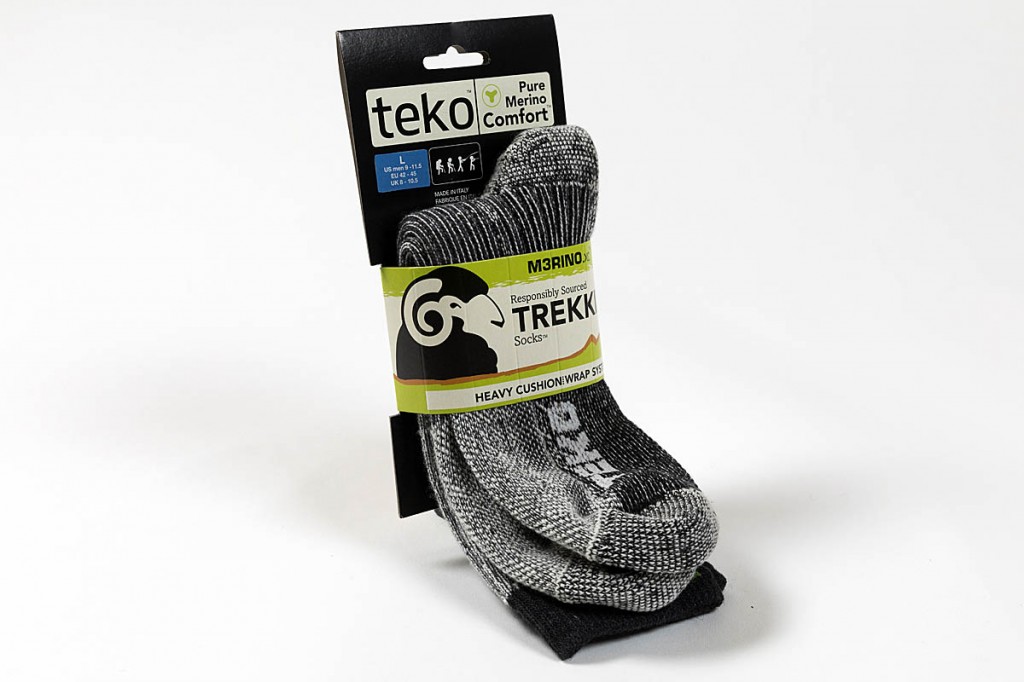 Teko Merino Trekking Socks Heavy Cushion. Photo: Bob Smith/grough Teko Merino Trekking Socks Heavy Cushion. Photo: Bob Smith/grough