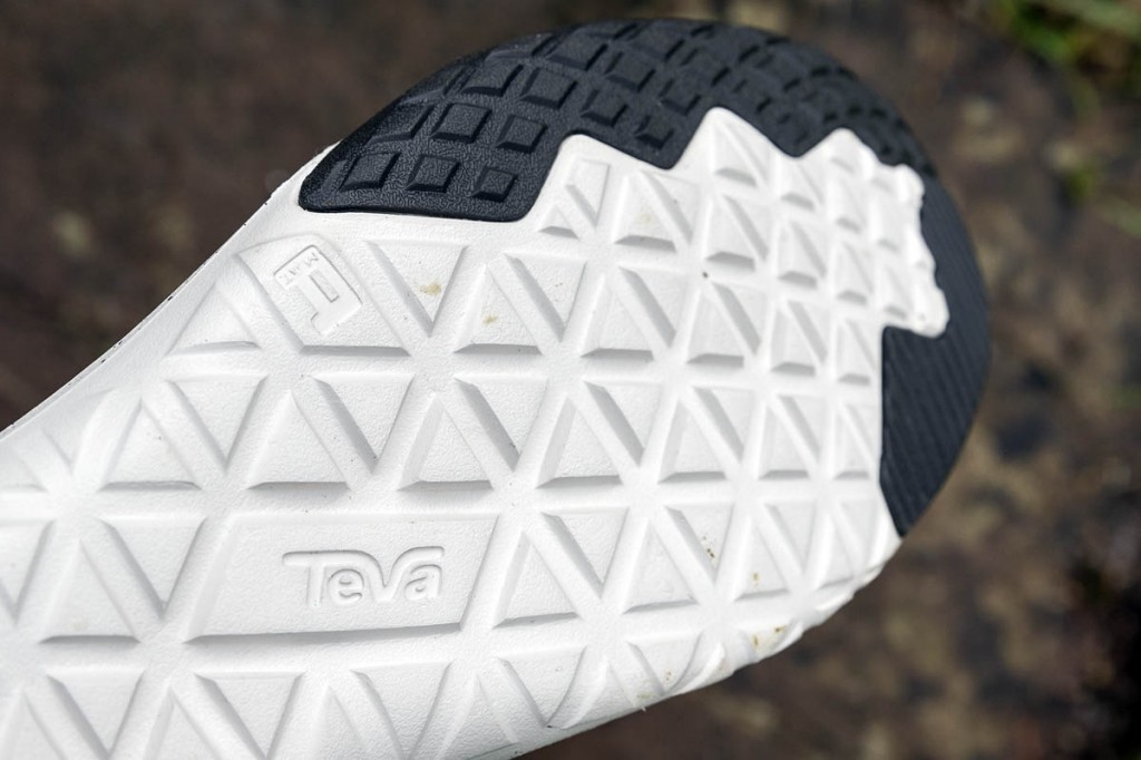 The sole provided both cushioning and grip. Photo: Bob Smith/grough The sole provided both cushioning and grip. Photo: Bob Smith/grough