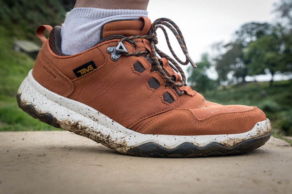The Teva Arrowood Lux on the trail. Photo: Bob Smith/grough The Teva Arrowood Lux on the trail. Photo: Bob Smith/grough