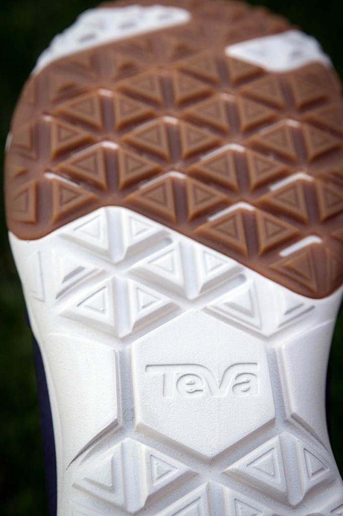 The outsole is constructed from two materials. Photo: Bob Smith/grough The outsole is constructed from two materials. Photo: Bob Smith/grough