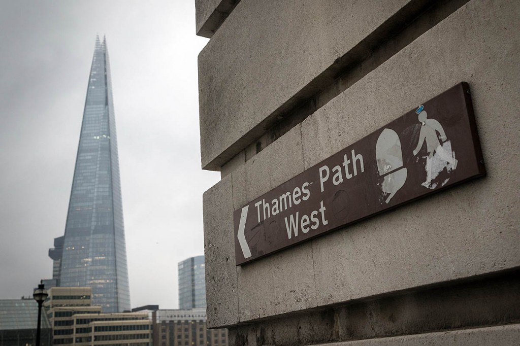 The new trail connects with the Thames Path in London. Photo: Bob Smith/grough