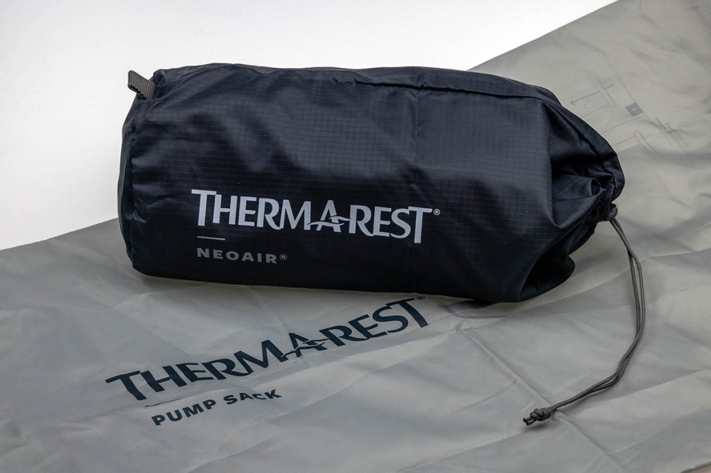 The Neoair XLite NXT packs down small. Photo: Bob Smith Photography The Neoair XLite NXT packs down small. Photo: Bob Smith Photography