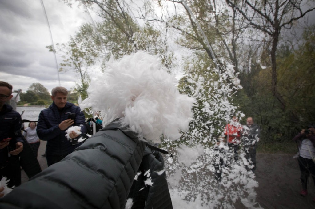 ThermoPlume has a feel similar to down. Photo: Bob Smith/grough ThermoPlume has a feel similar to down. Photo: Bob Smith/grough