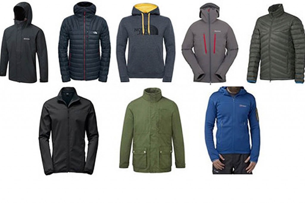 Some of the jackets stolen in the Tiso raid