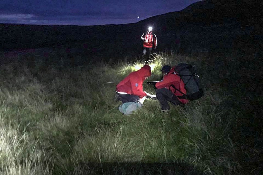 Rescuers were called out shortly before midnight to search for the missing cavers. Photo: UWFRA