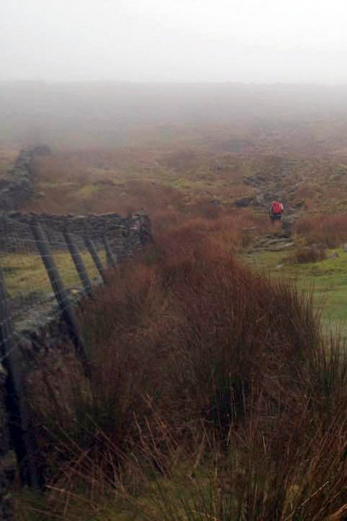 The group got lost in bad weather on Great Whernside. Photo: UWFRA The group got lost in bad weather on Great Whernside. Photo: UWFRA