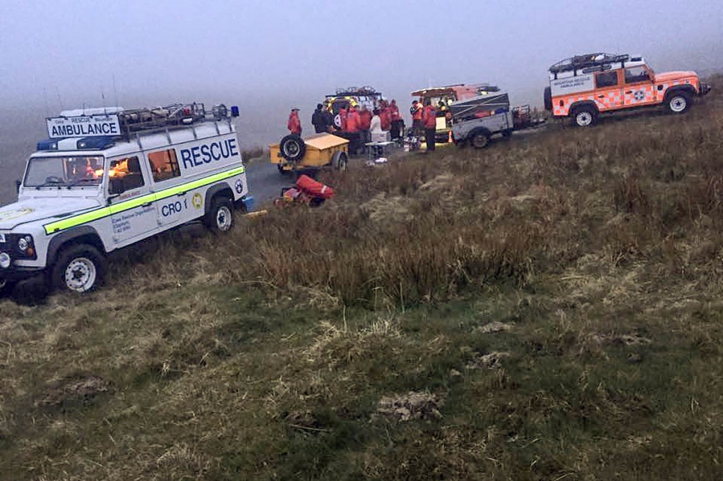 Rescuers at the site of the incident. Photo: UWFRA
