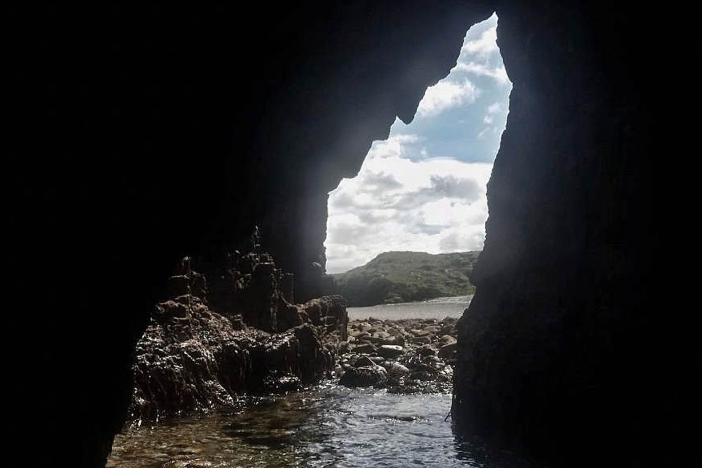 The view from the cave on Umphin Island. Photo: Iain Miller
