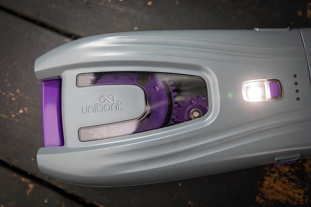 The powerbank includes a small LED torch. Photo: Bob Smith/grough