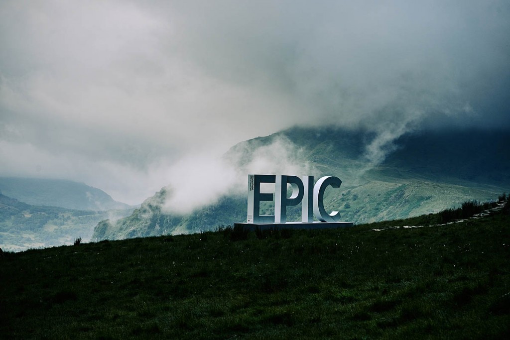 The giant EPIC installation at Pen-y-Gwryd The giant EPIC installation at Pen-y-Gwryd