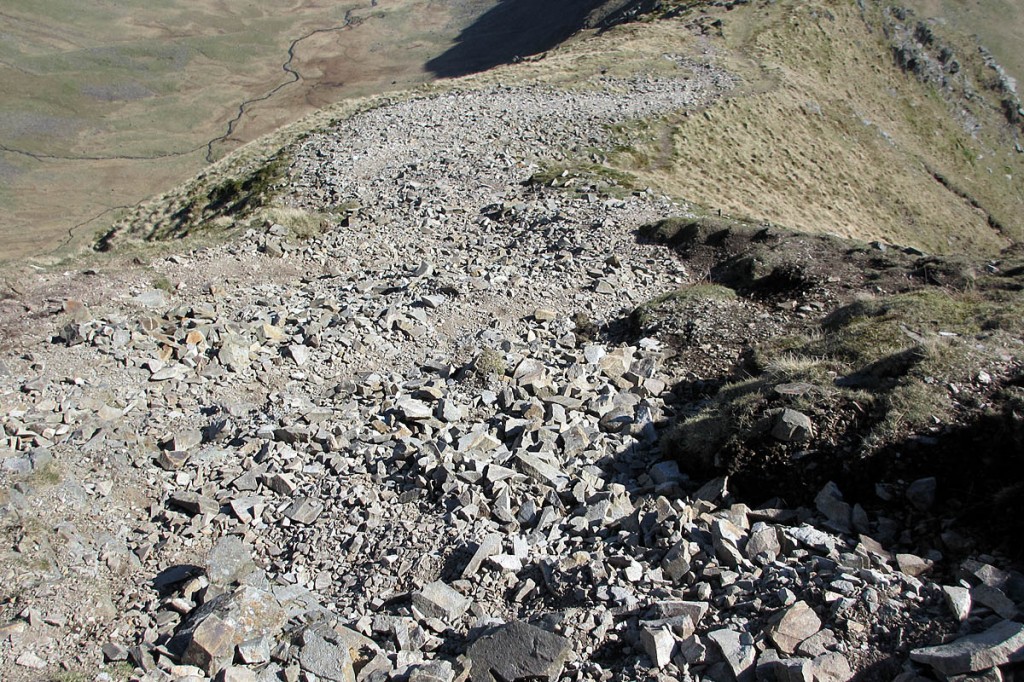 Looking down on Long Stile from High Street. Photo: Lake District National Park Authority