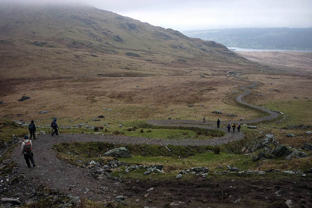 The group was near the summit of Walna Scar Pass. Photo: Karl and Ali CC-BY-SA-2.0