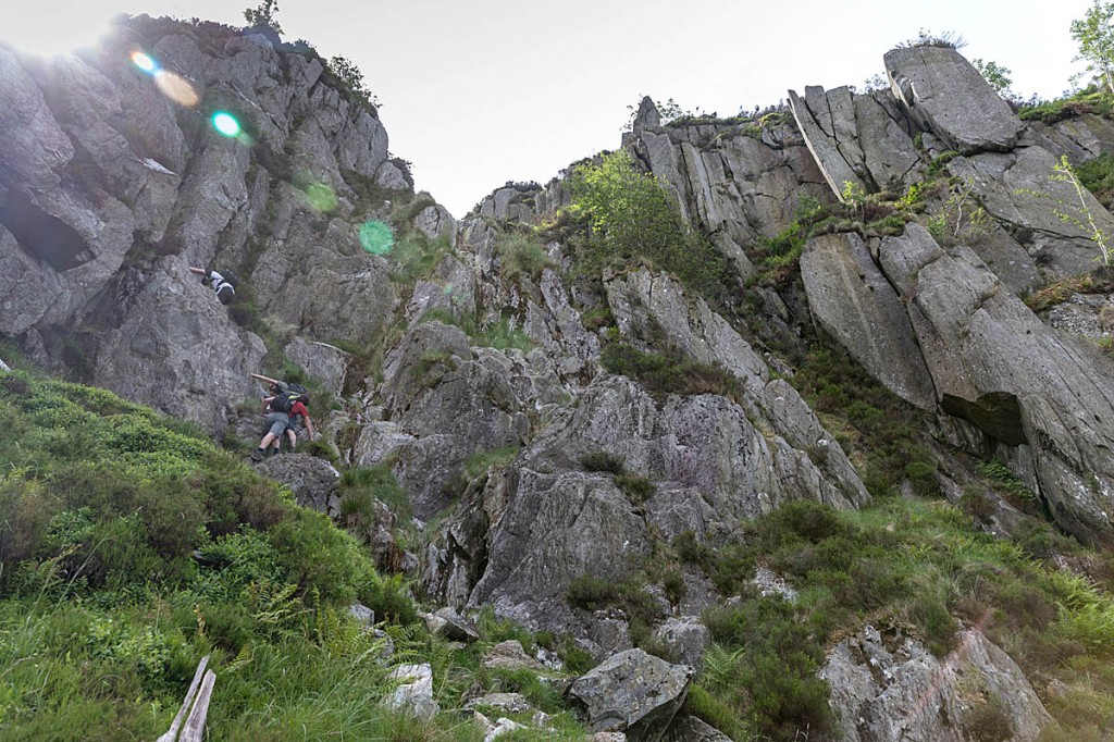 The man's body was found at the bottom of Waterfall Gully. Photo: Bob Smith/grough The man's body was found above Waterfall Gully. Photo: Bob Smith/grough