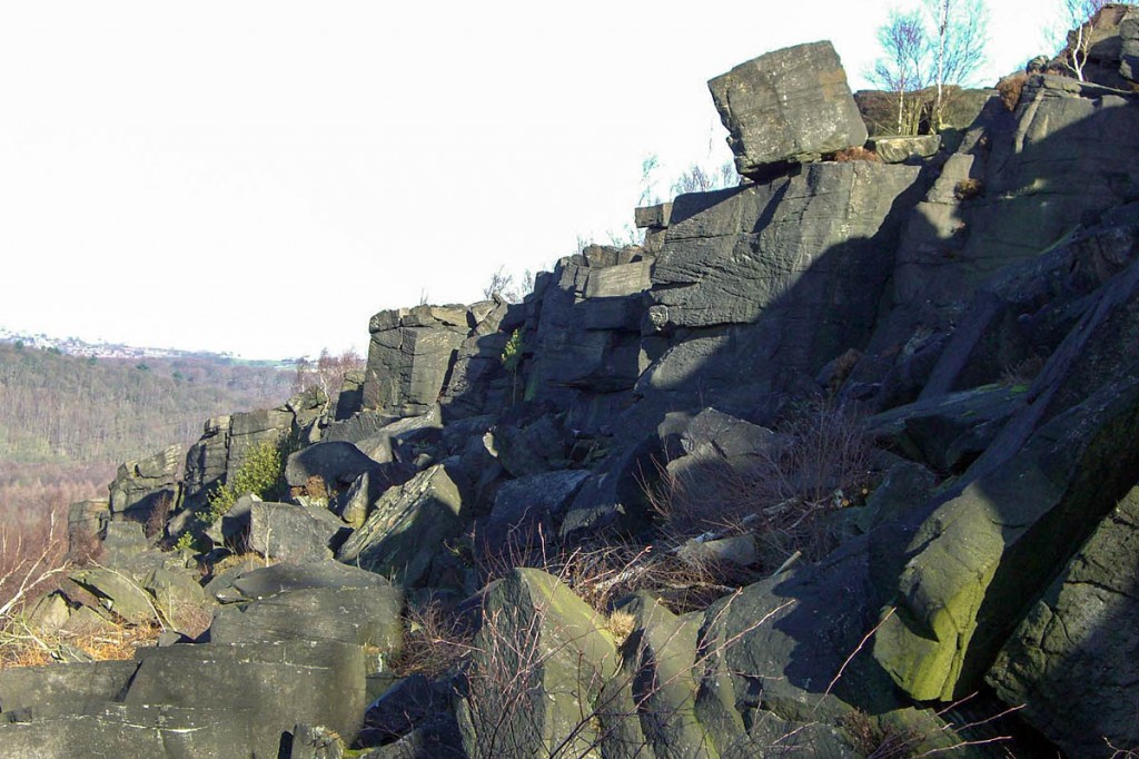 The climber fell at Wharncliffe Crags near Stocksbridge. Photo: Mick Knapton CC-BY-SA-3.0