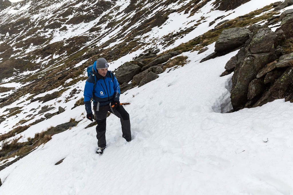 Zac Poulton demonstrates the snow trench. Photo: Bob Smith/grough Zac Poulton demonstrates the snow trench. Photo: Bob Smith/grough